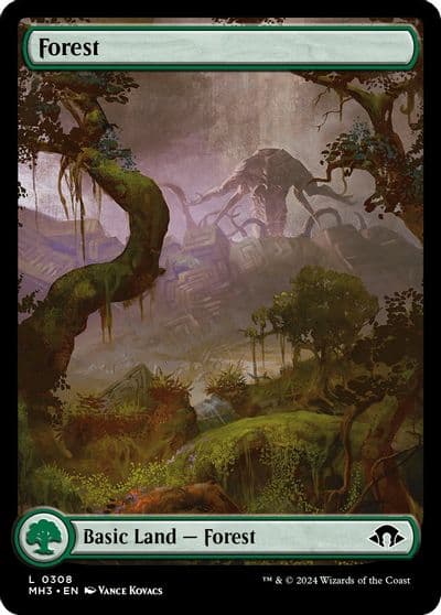 Forest 0308 Modern Horizons 3 Magic card