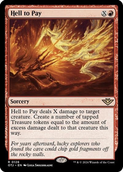 Hell to Pay Outlaws of Thunder Junction Magic card