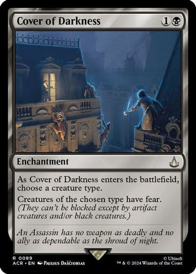 Cover of Darkness Universes Beyond: Assassin's Creed Magic card