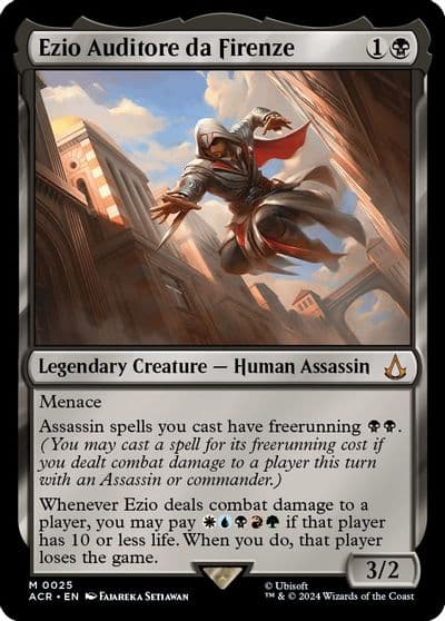 Ezio Auditore da Firenze Universes Beyond: Assassin's Creed Magic card