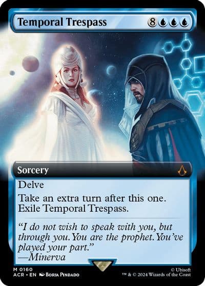 Temporal Trespass Extended Art Universes Beyond: Assassin's Creed Magic card