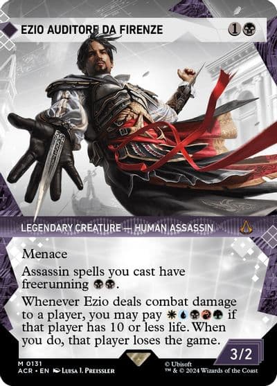 Ezio Auditore da Firenze Showcase Universes Beyond: Assassin's Creed Magic card