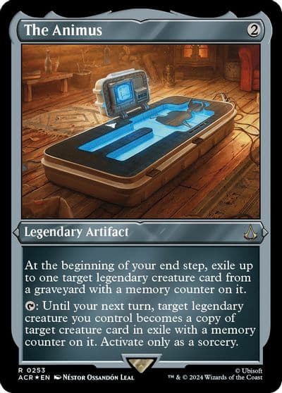 The Animus Foil Etched Universes Beyond: Assassin's Creed Magic card