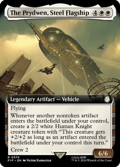 The Prydwen Steel Flagship Extended Art Universes Beyond: Fallout Magic card