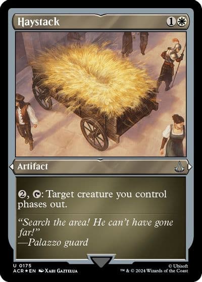 Haystack Foil Etched Universes Beyond: Assassin's Creed Magic card