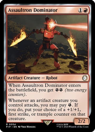 Assaultron Dominator Universes Beyond: Fallout Magic card
