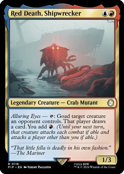 Red Death Shipwrecker Universes Beyond: Fallout Magic card