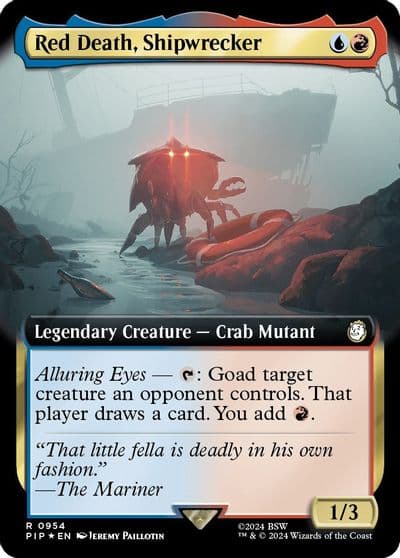 Red Death Shipwrecker Extended Art Surge Foil Universes Beyond: Fallout Magic card