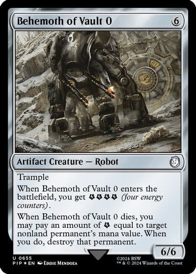 Behemoth of Vault 0 Surge Foil Universes Beyond: Fallout Magic card
