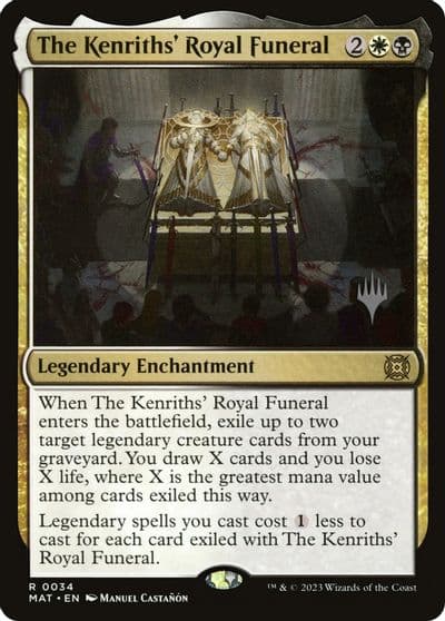 The Kenriths Royal Funeral Promo Pack: Murders at Karlov Manor Magic card