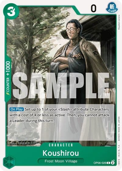 Koushirou Wings of the Captain One Piece card