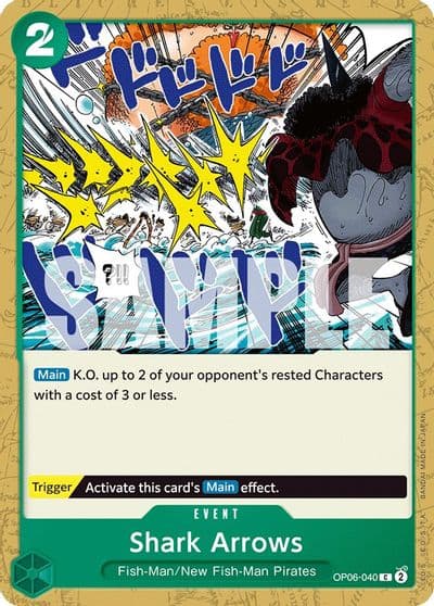 Shark Arrows Wings of the Captain One Piece card