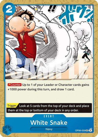 White Snake Wings of the Captain One Piece card