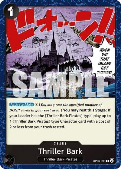 Thriller Bark Wings of the Captain One Piece card