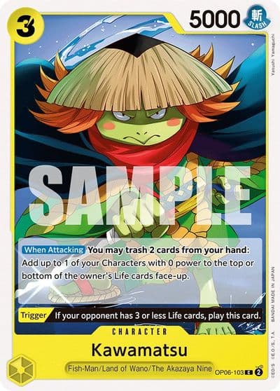 Kawamatsu Wings of the Captain One Piece card