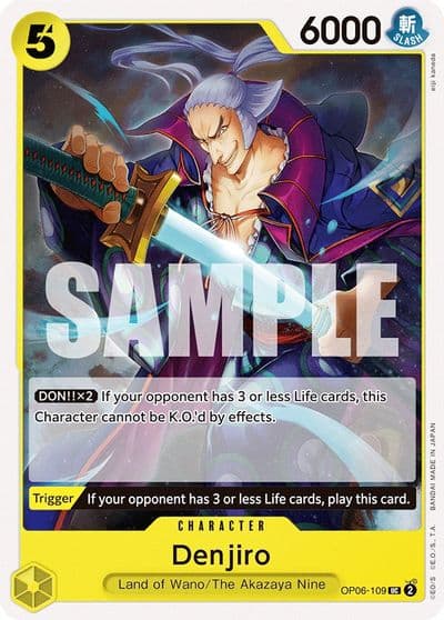 Denjiro Wings of the Captain One Piece card