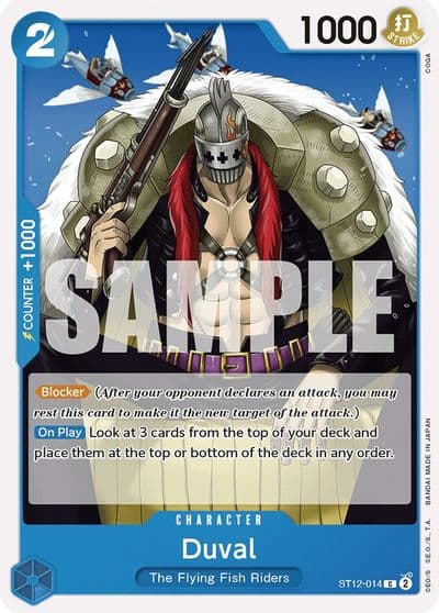Duval Starter Deck 12: Zoro and Sanji One Piece card