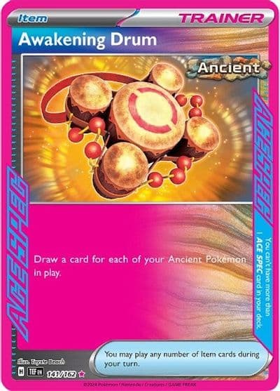 Awakening Drum SV05: Temporal Forces Pokemon card
