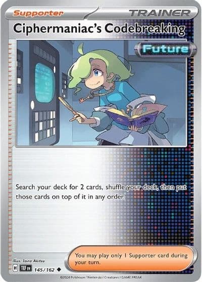 Ciphermaniac's Codebreaking SV05: Temporal Forces Pokemon card