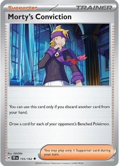 Morty's Conviction SV05: Temporal Forces Pokemon card