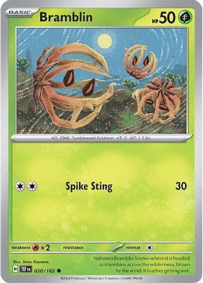 Bramblin SV05: Temporal Forces Pokemon card