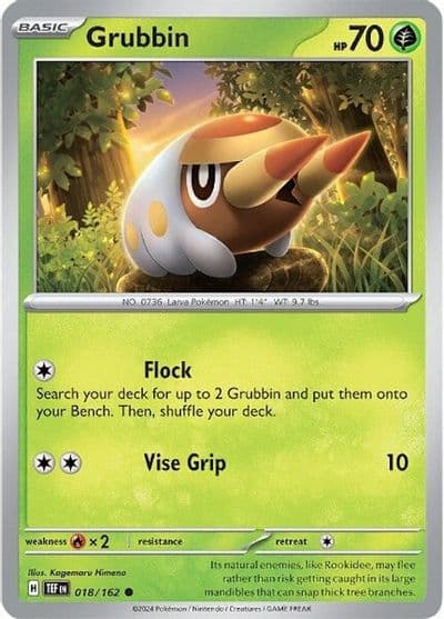 Grubbin SV05: Temporal Forces Pokemon card