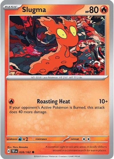 Slugma SV05: Temporal Forces Pokemon card