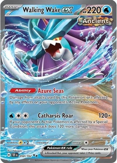 Walking Wake ex SV05: Temporal Forces Pokemon card