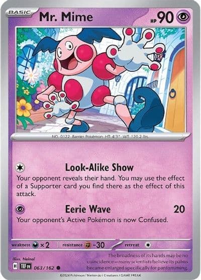 Mr. Mime SV05: Temporal Forces Pokemon card