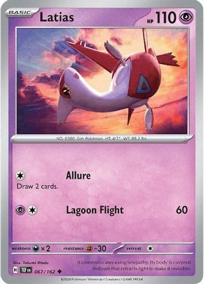 Latias SV05: Temporal Forces Pokemon card