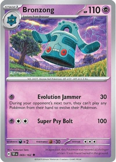 Bronzong SV05: Temporal Forces Pokemon card