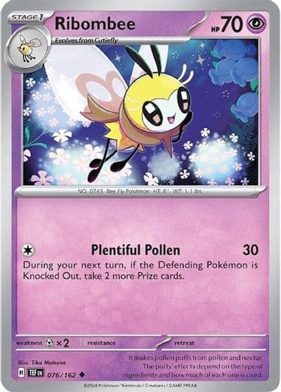 Ribombee SV05: Temporal Forces Pokemon card