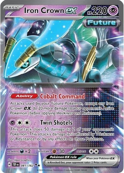 Iron Crown ex SV05: Temporal Forces Pokemon card