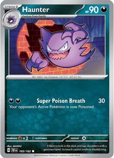 Haunter SV05: Temporal Forces Pokemon card