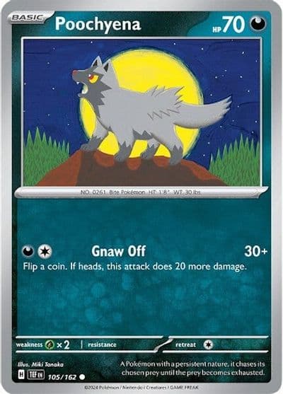Poochyena SV05: Temporal Forces Pokemon card
