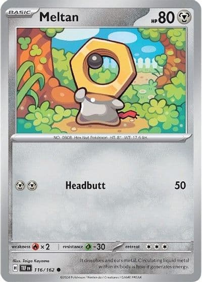 Meltan SV05: Temporal Forces Pokemon card
