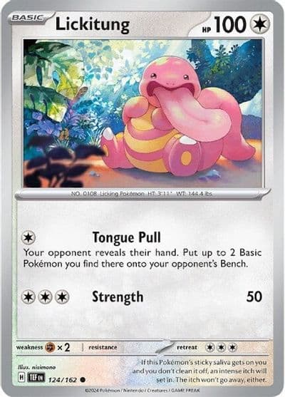 Lickitung SV05: Temporal Forces Pokemon card