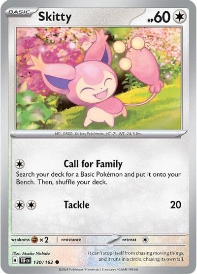 Skitty SV05: Temporal Forces Pokemon card