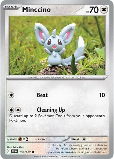 Minccino SV05: Temporal Forces Pokemon card