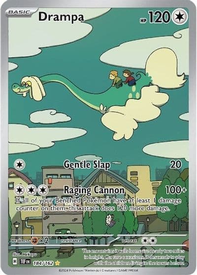 Drampa SV05: Temporal Forces Pokemon card