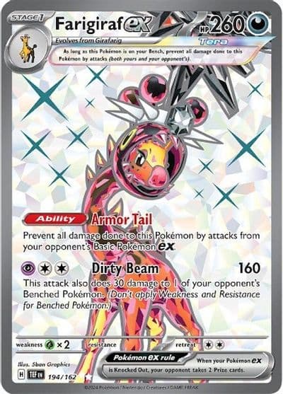 Farigiraf ex SV05: Temporal Forces Pokemon card
