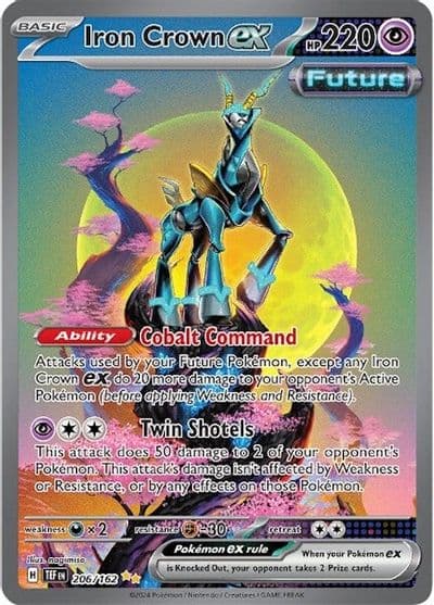 Iron Crown ex SV05: Temporal Forces Pokemon card