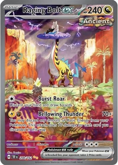 Raging Bolt ex SV05: Temporal Forces Pokemon card