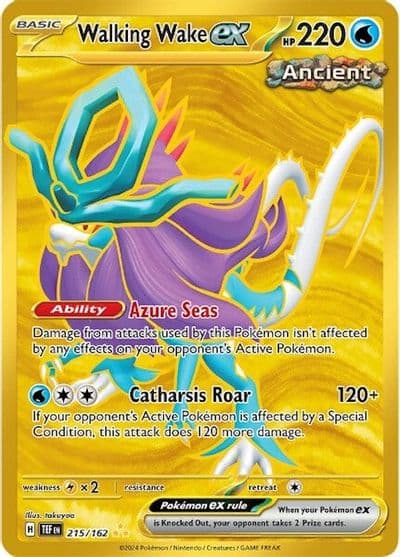 Walking Wake ex SV05: Temporal Forces Pokemon card