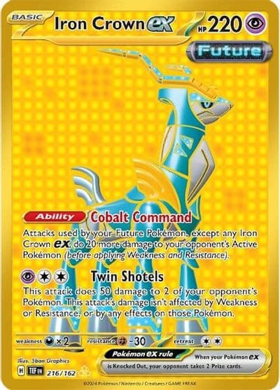 Iron Crown ex SV05: Temporal Forces Pokemon card