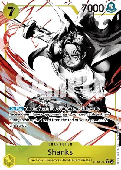Shanks Parallel Ultra Deck: The Three Brothers One Piece card
