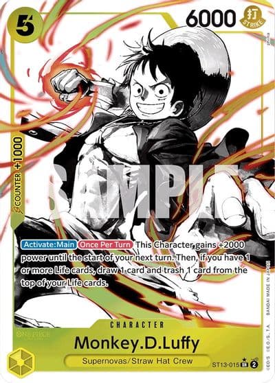 MonkeyDLuffy 015 Parallel Ultra Deck: The Three Brothers One Piece card