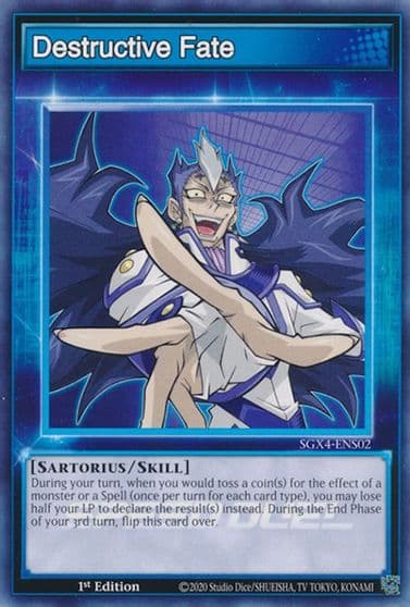 Destructive Fate Speed Duel GX: Midterm Destruction Yu-Gi-Oh! card