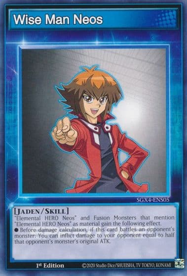 Wise Man Neos Speed Duel GX: Midterm Destruction Yu-Gi-Oh! card