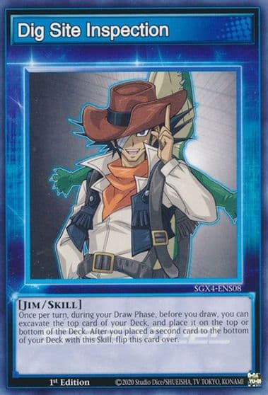 Dig Site Inspection Speed Duel GX: Midterm Destruction Yu-Gi-Oh! card